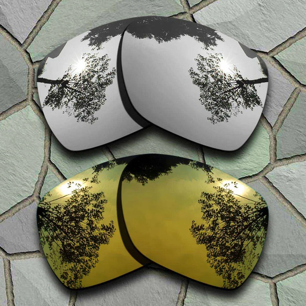 Chrome Titanium&Yellow Golden Sunglasses Polarized Yellow Golden Sunglasses Polarized Replacement Lenses for