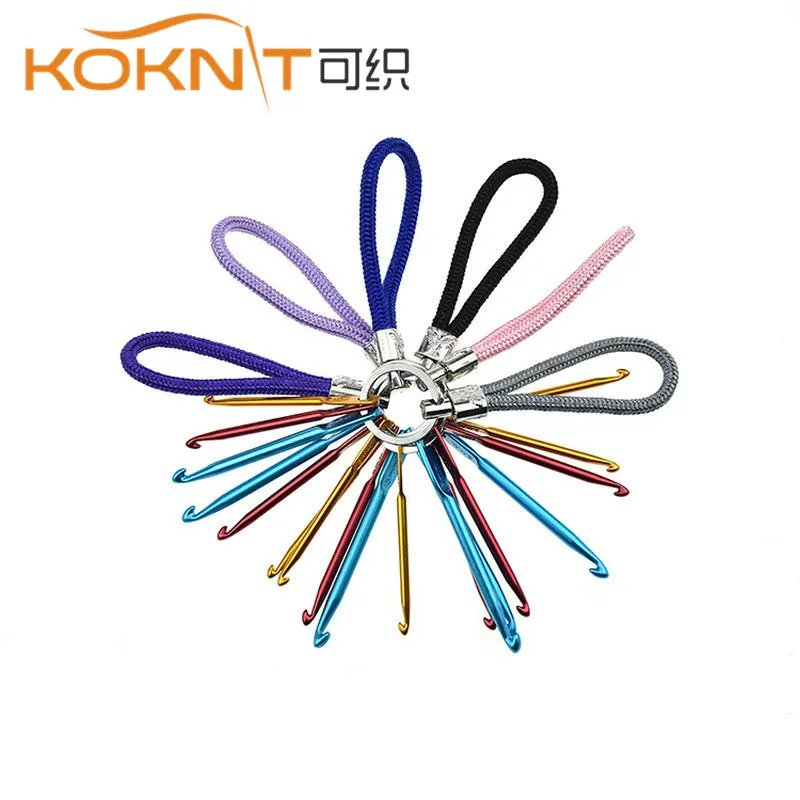 

KOKNIT 3size/set Mixed Aluminum Crochet Hook Knitting Knit Needle Weave Yarn DIY Knitting Tool