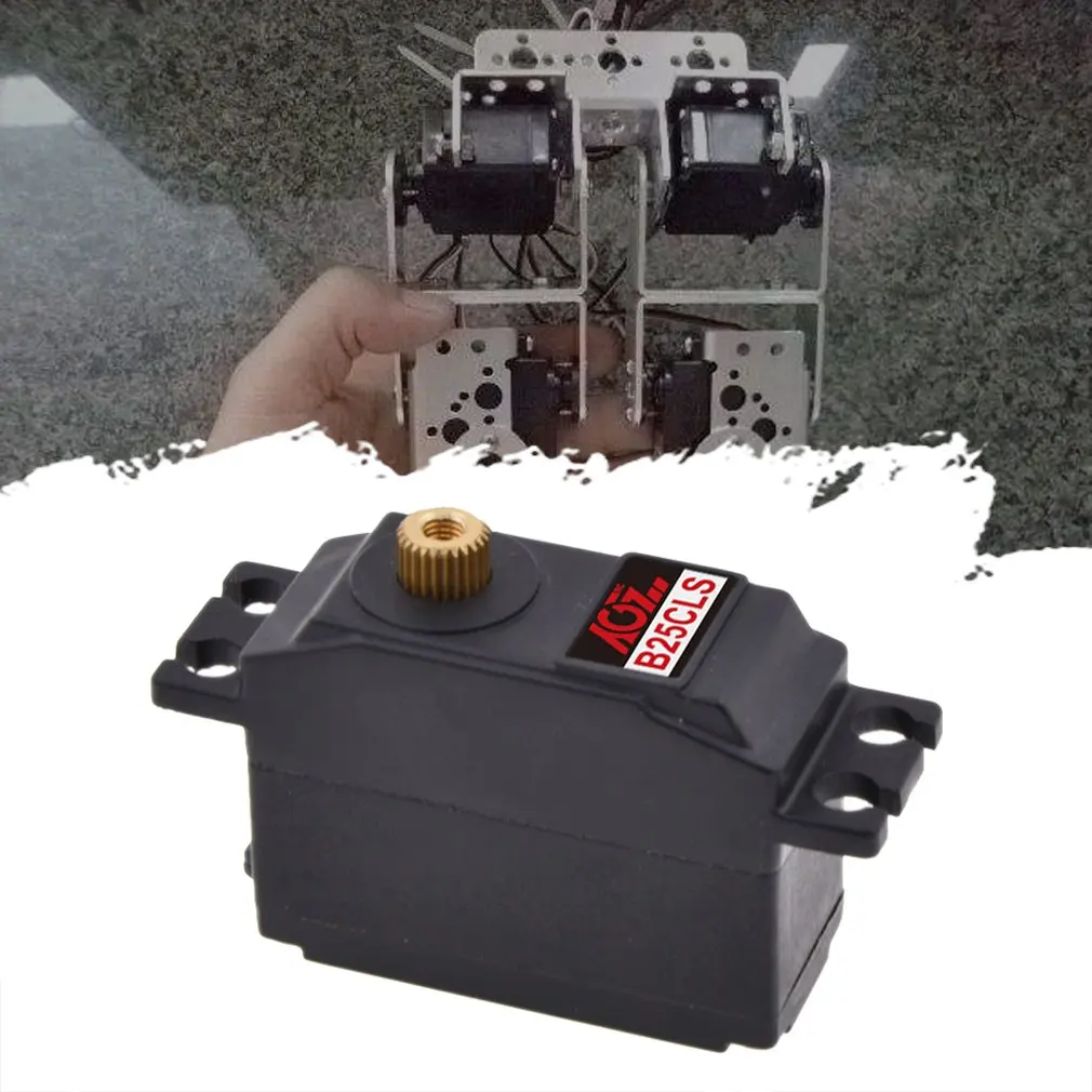 

B25cls 6kg Torque 25g Metal Tooth Speed Fast Hollow Cup Digital Lock Tail Small Steering Gear