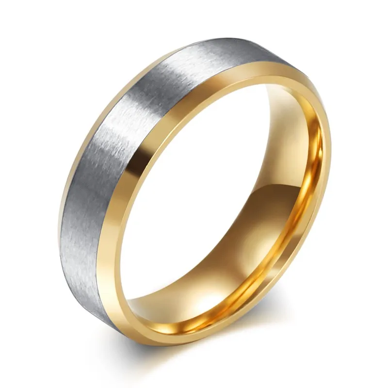 Meaeguet модное CZ обручальное кольцо для пары золотого цвета любовника обручальное кольцо из нержавеющей стали обручальные кольца - Цвет основного камня: For Men