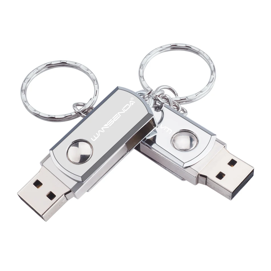 Новинка WANSENDA флеш диск USB 2 0 Вращающаяся ручка накопитель 8 ГБ 16 32 64 Гб карта памяти
