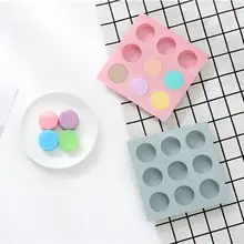 9-сетки муссовый Торт Шоколад из силиконовой формы небольшой цилиндрической формы DIY инструмент для выпечки десертов кубика льда Кухня пресс-формы для выпечки