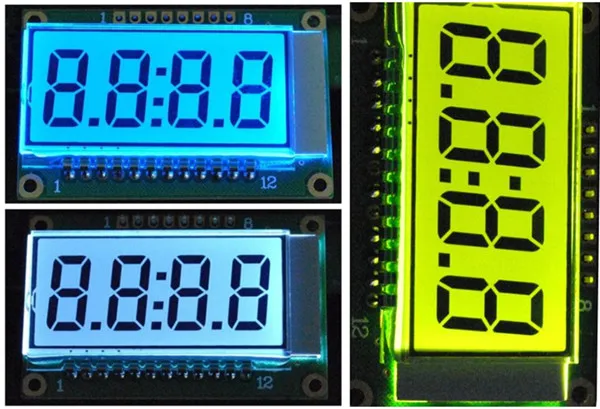 4 разрядный сегментный ЖК модуль серая подсветка 5 0 V MPU 1Bit интерфейс