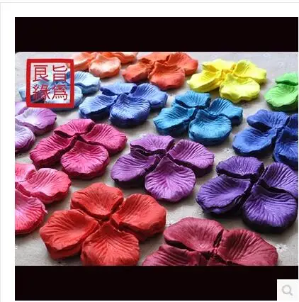 

100pcs Wedding hand - throwing wedding sprinkling simulation rose petals gift room layout