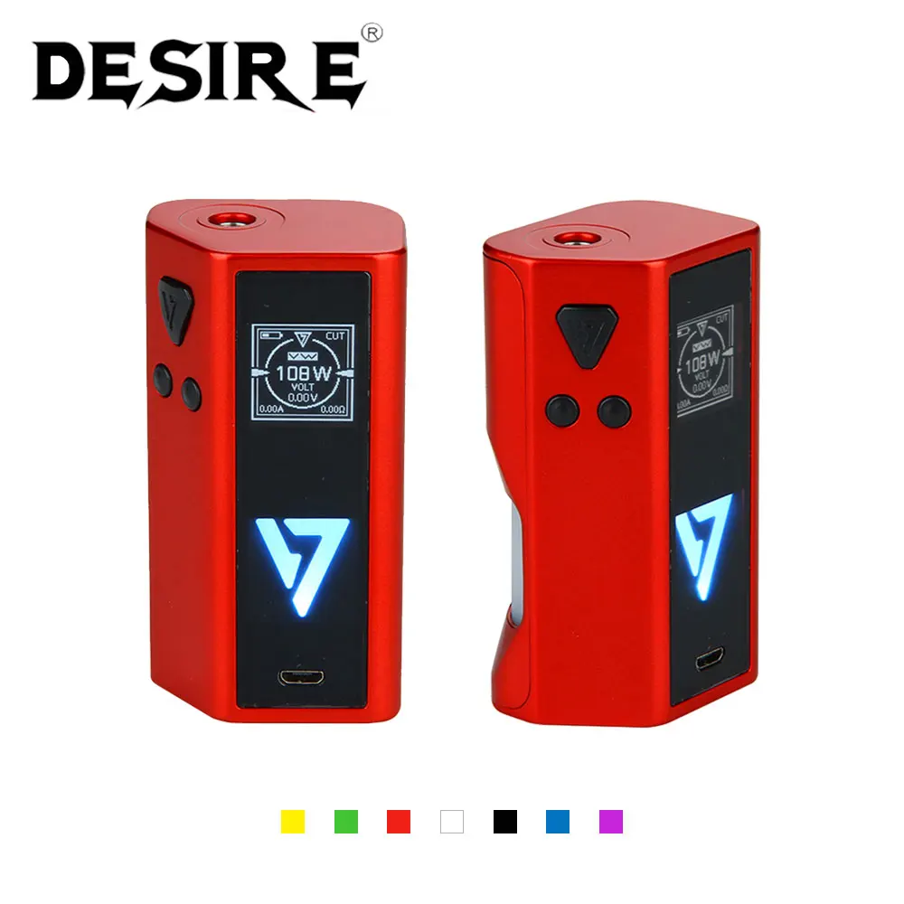 

Original Desire CUT Squonk 108W TC MOD 108W TC Mod with 7ml Large Squonk Bottle & No 21700/ 18650 Battery Box Mod vs Desire Rage
