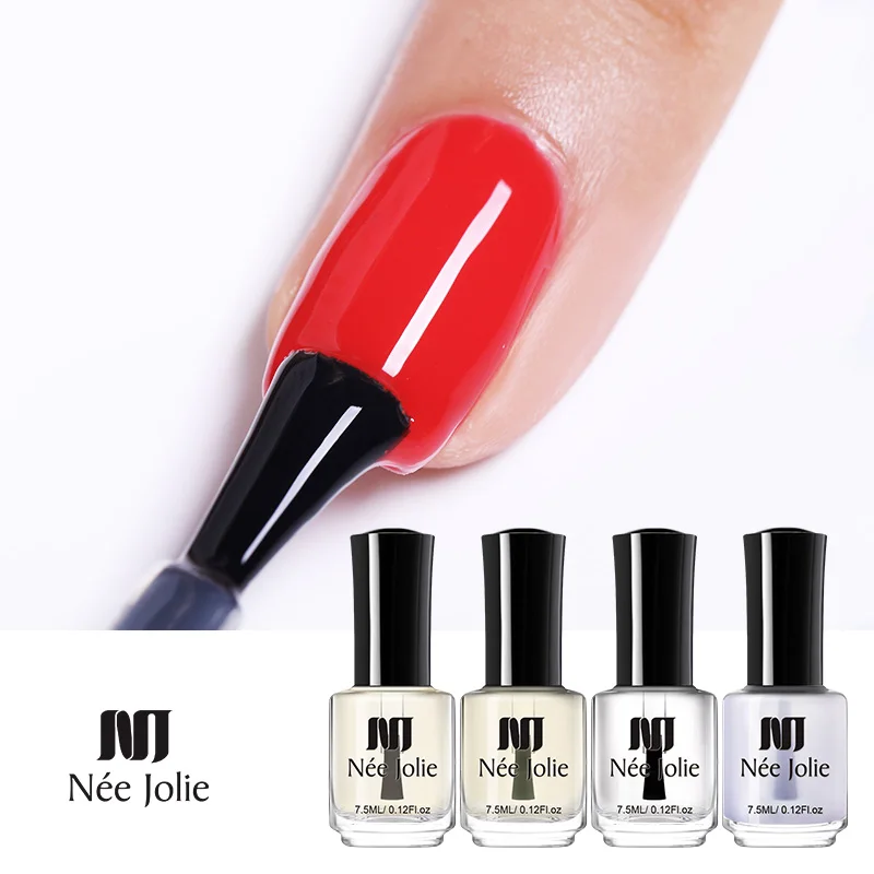 

NEE JOLIE Nail Care Polish Oil Base Coat Top Coat Matte Shine Protector Polish for Nail Art Treatment Polish Varnish 7.5ml