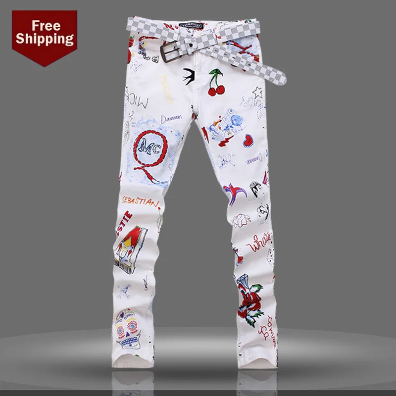 custom painted jeans mens