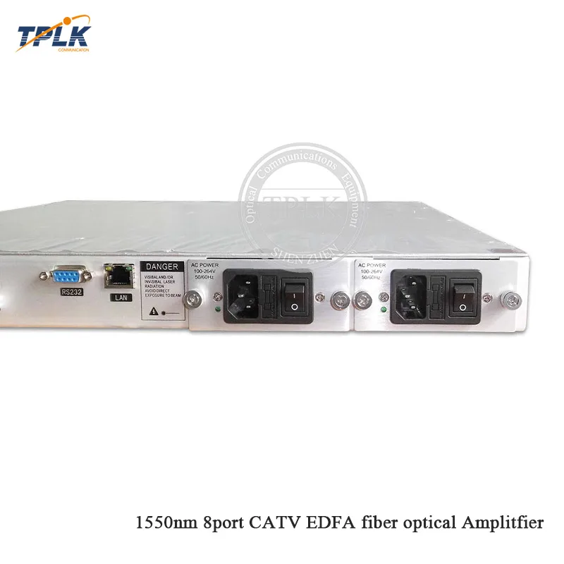 1U 1550nm CATV WDM EDFA 8 портов 16/18/22/23dbm 1550nm волоконно-оптический Amplitfier CATV EDFA высокого качества SC/APC cnonector