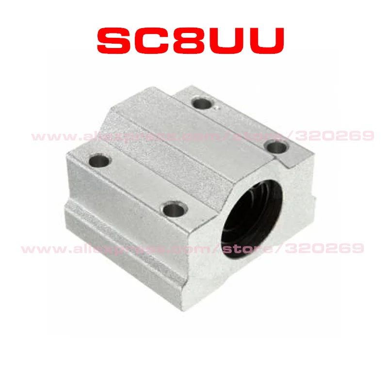 4pcs SC8UU SCS8UU 8mm Linear Ball Bearing Linear Motion Bearing Slide FoNWUS EW