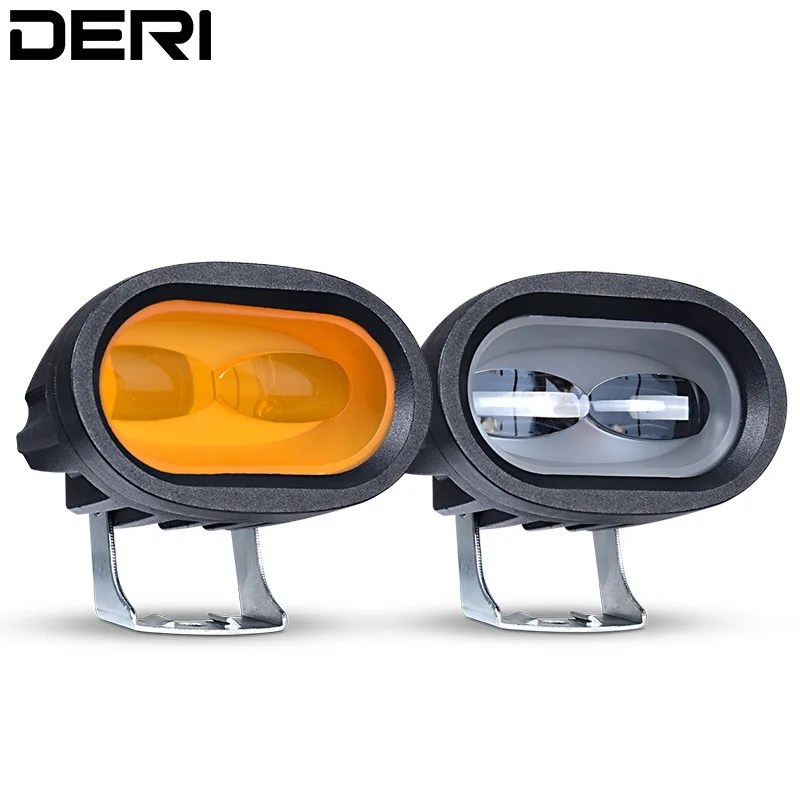 

6D 20W LED Work Light White 6000K Universal Motorcycle Off Road Auxiliary Spot Lamp Driving Fog Light for Car Truck SUV ATV UTV