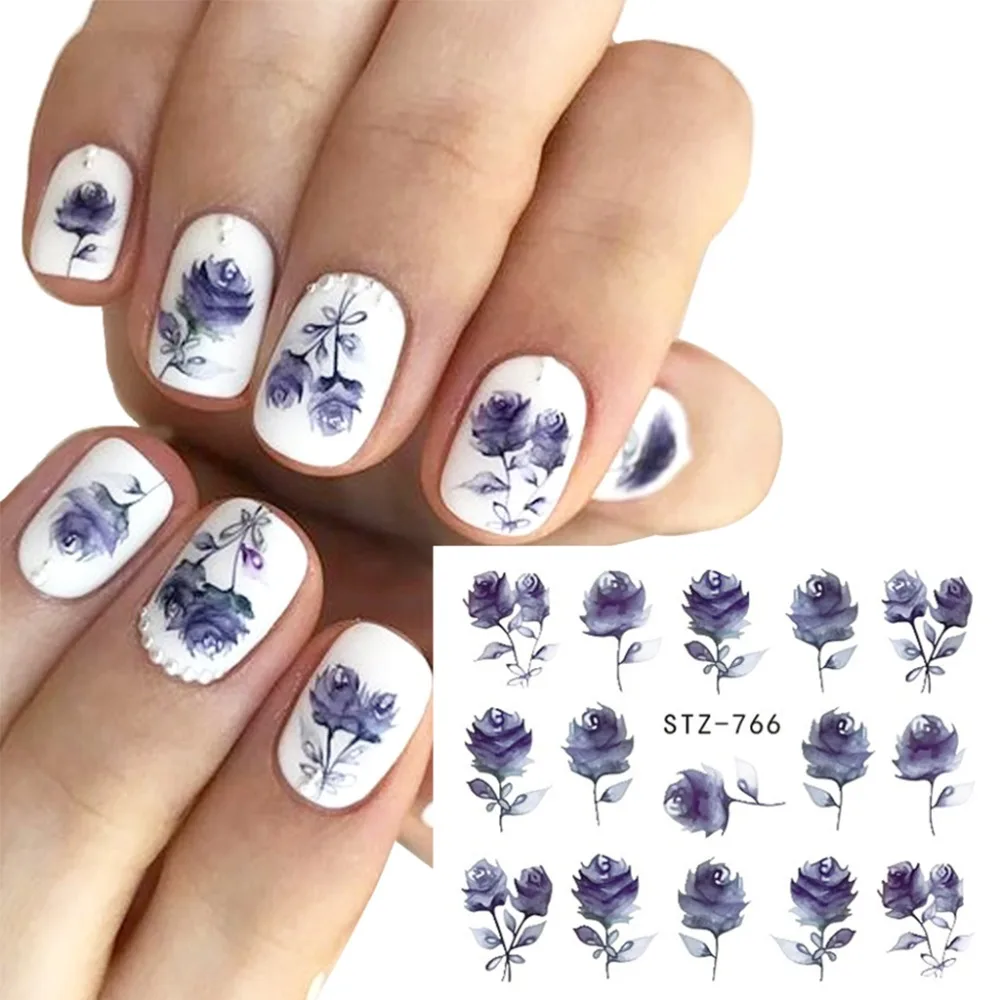 

Nails Art Pattern Tattoo Water Transfer Stickers Decals DIY Manicure Beauty Tool
