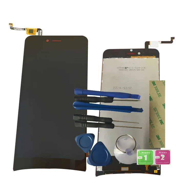

RYKKZ For AG mobile Zenith LCD Display With Touch Screen Digitizer Assembly Replacement With Tools+3M Sticker