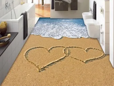 Online Große Größe 200cm x 300cm Vertikale 3D Druck Teppich Flur Fußmatte Anti Slip Teppich Bad Teppiche Absorbieren wasser Küche