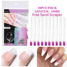 Дизайн ногтей стекловолокно для УФ геля DIY с скребком акриловые бусины для ногтей белый акрил для наращивания шелка ногтей инструмент для спа TSLM1