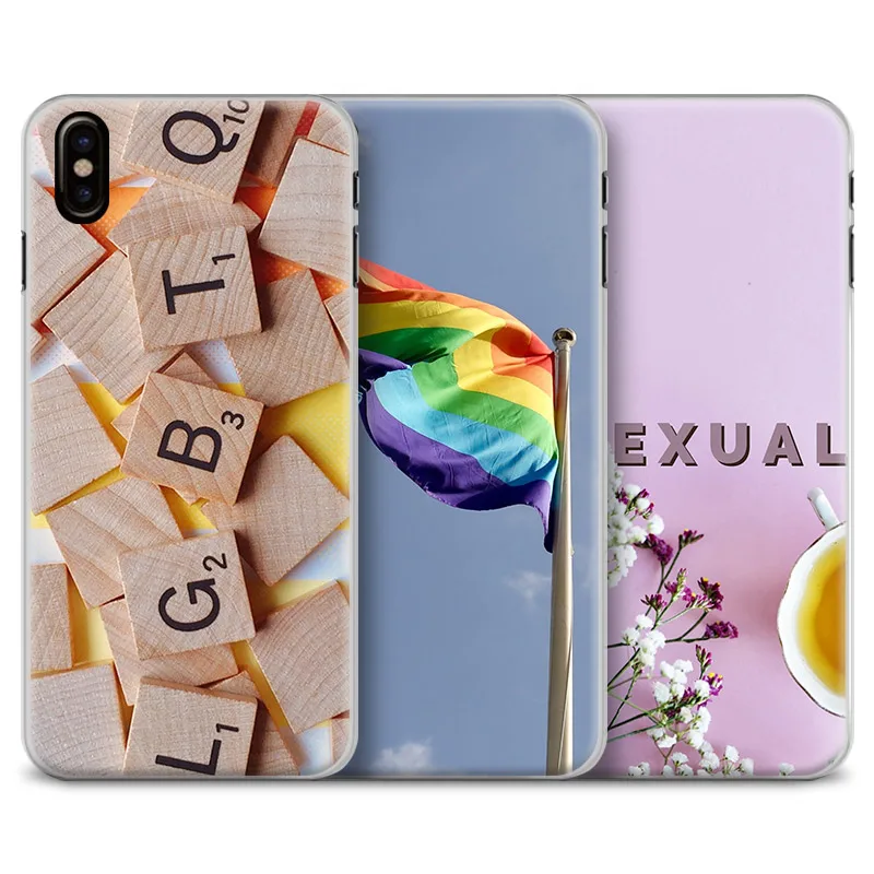 

LGBT LGBTQ Rainbow Quotes Coque Phone Case Cover Shell For Apple iPhone 5 Se 5s 6 6s 6Plus 6sPlus 7 8 7Plus 8Plus X