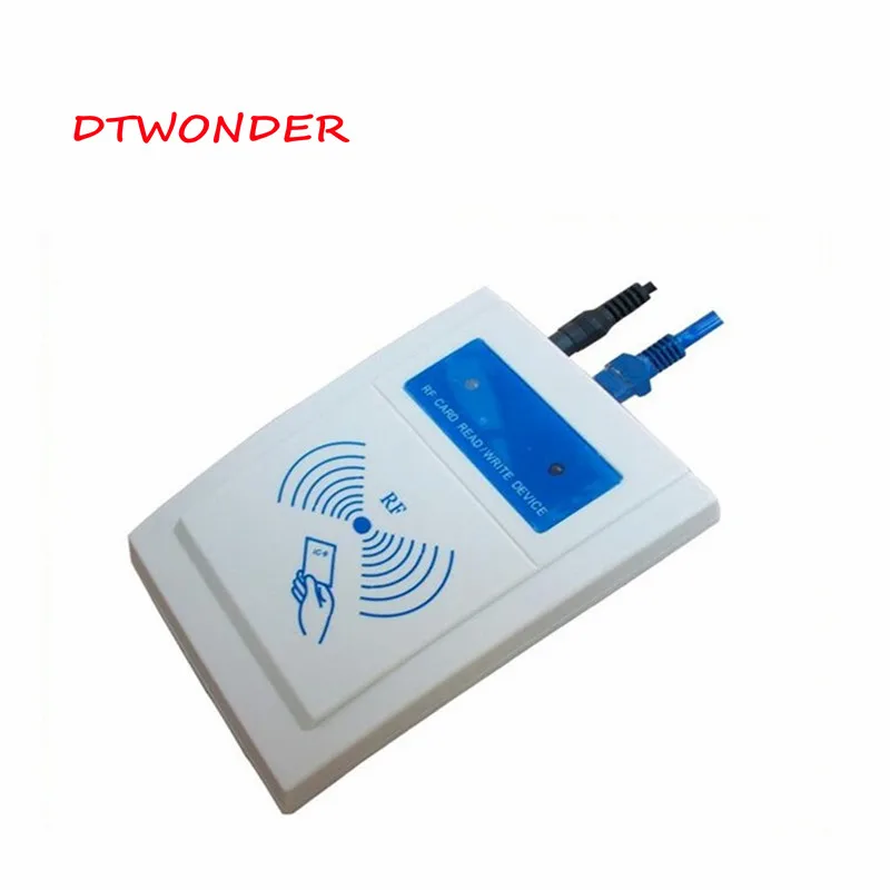 Dtwonder Устройство для считывания карточек контроля доступа RFID сети считыватель TK4100 RJ45 двойной частоты DT-NR001