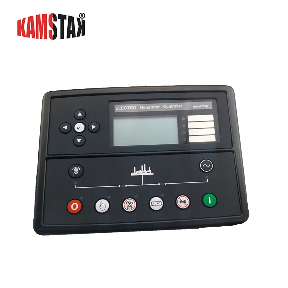 

power generator controller E7320 LCD diesel alternator part automatic start control charge panel genset electronic circuit board