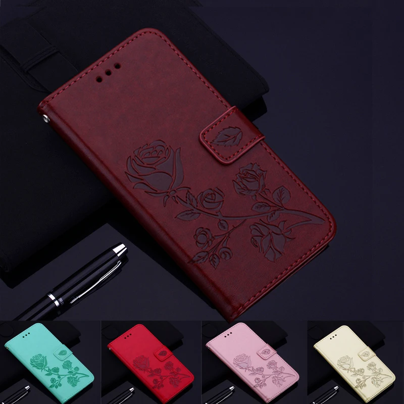 

Luxury Embossed Flowers Wallet PU Leather Case For Homtom S17 Case Book Cover For Homtom S17 Phone Case Bag