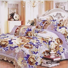 235cm*50cm/piece 100% cotton purple flower printed cotton fabric for Baby Bedding Textile Patchwork Quilt Sewing Fabric Material
