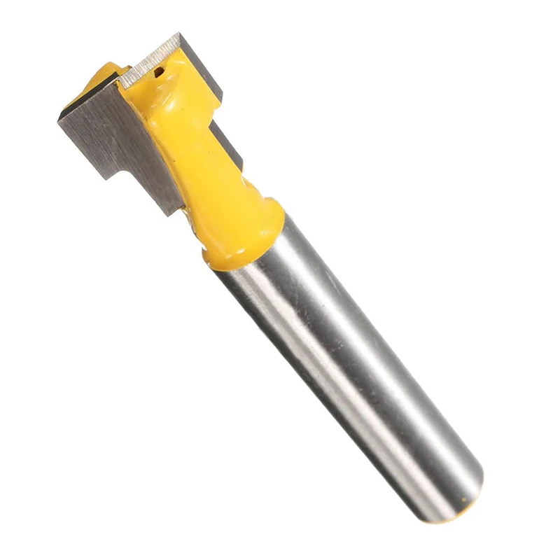 DWZ 1/4" Shank T-Slot Router Bit Woodworking Engraving Milling Cutter DIY Tool