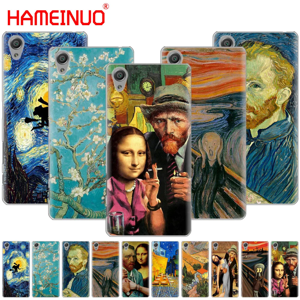 

HAMEINUO Van Gogh Star funy Cover phone Case for sony xperia C6 XA1 XA2 XA ULTRA X XP L1 L2 X compact XR/XZ/XZS PREMIUM