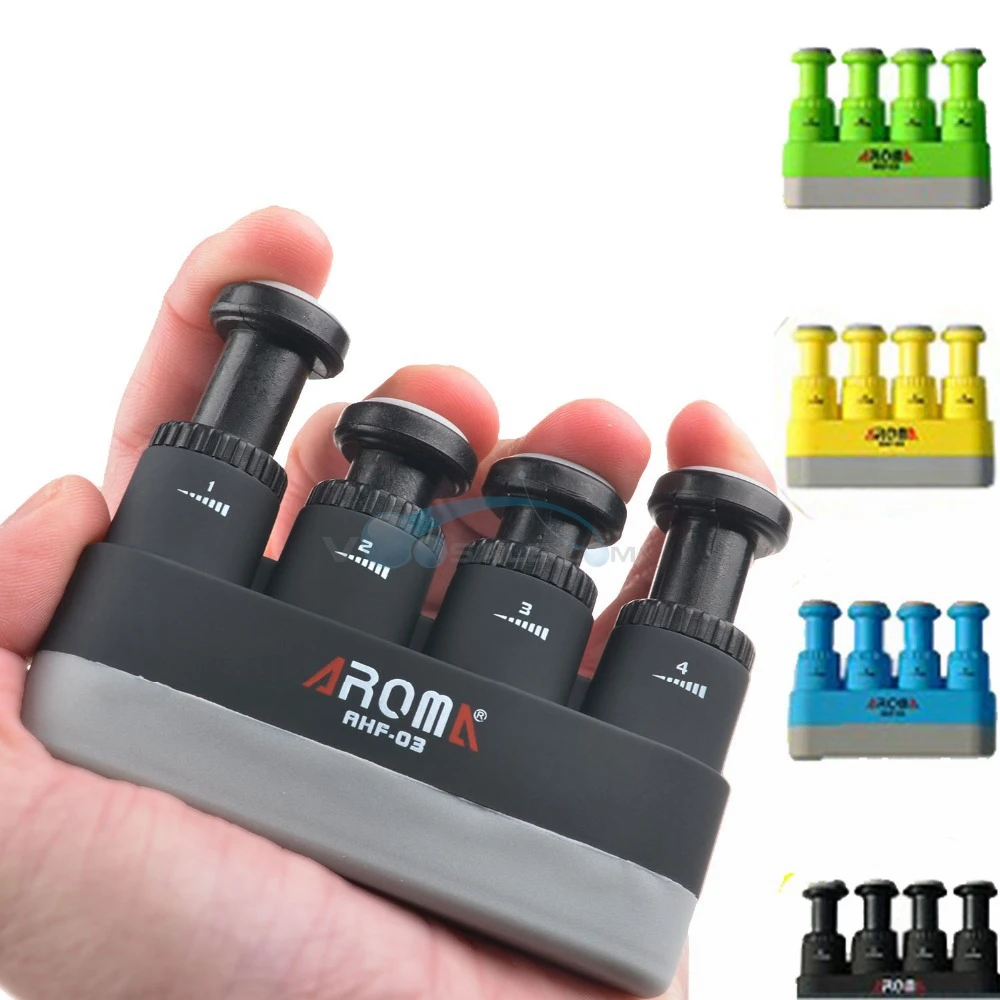 

Aroma AHF-03 Hand Exerciser Grip Tension Range 4 Lb to 7 Lb Finger Grip Guitar Accessories Guitar Parts Pedal Effect Finger Grip