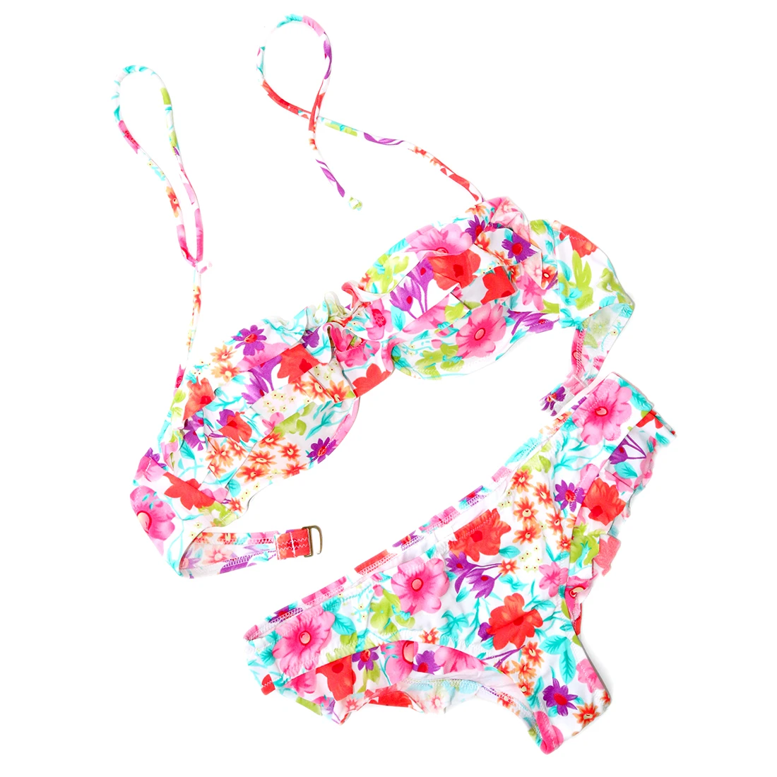 

2019 Women Beachwear Sexy secret Low Waist bikinis Bikini Red flowers Printing Sexy Swimsuit Sets Push Up Swimwear Biquini