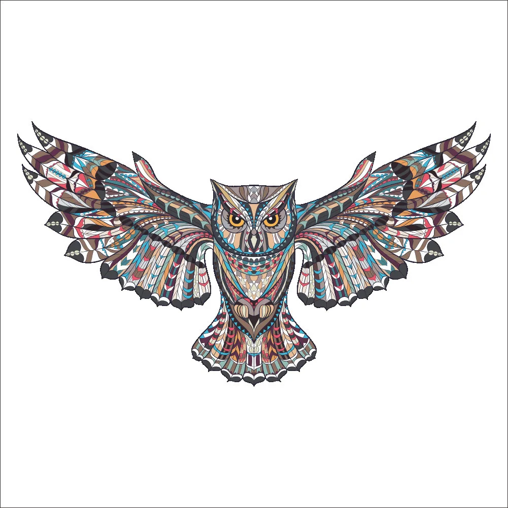 Creative owls цветные настенные наклейки обои домашние украшения с животными
