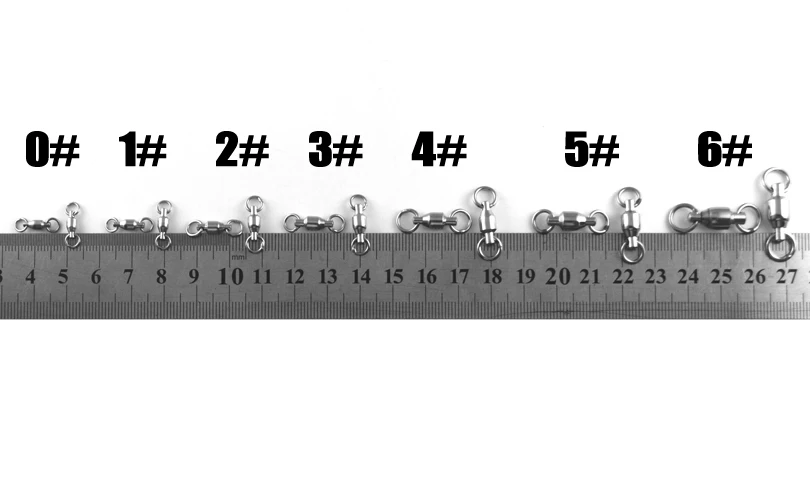 MNFT 10 шт. Тяжелая Рабочая шаровая подшипники, подшипники рыболовной Вращающийся шарнир из Размеры(0-6 дюймов)# Нержавеющая сталь соединительные шарниры твердые кольца 10 кг-70 кг