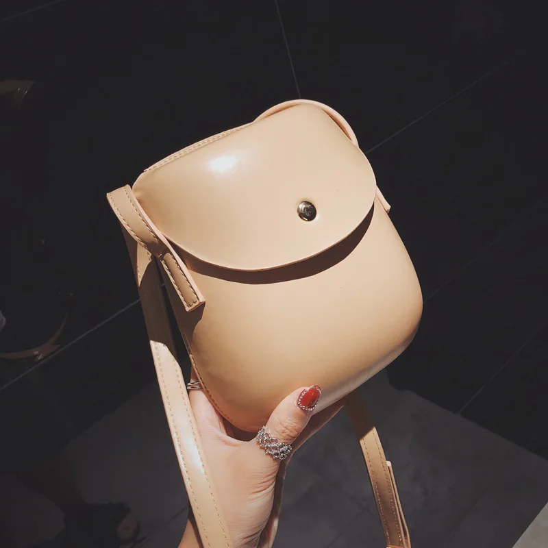 Super seabob 2020 Autumn New Design Fashion Interior Single Shoulder Mini Solid Shell Bag Casual Soft Hasp Purse Women DA014