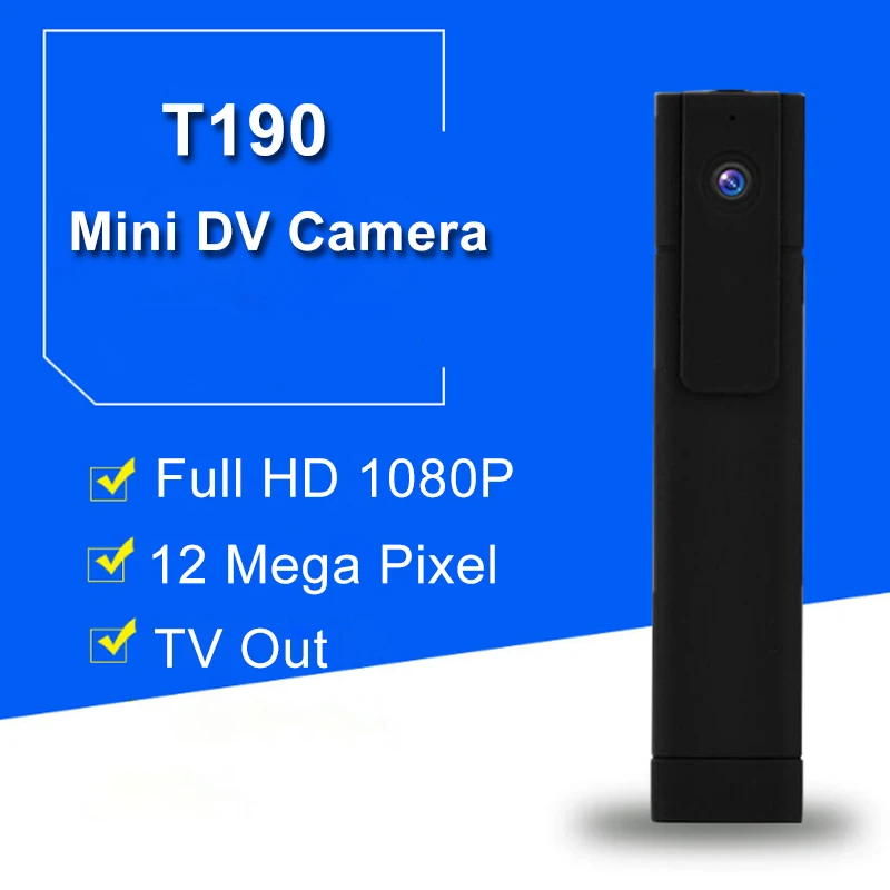 T190 Мини DVR Камера Full HD 1080 P H.264 цифровой микро пера DV небольшой видео голос