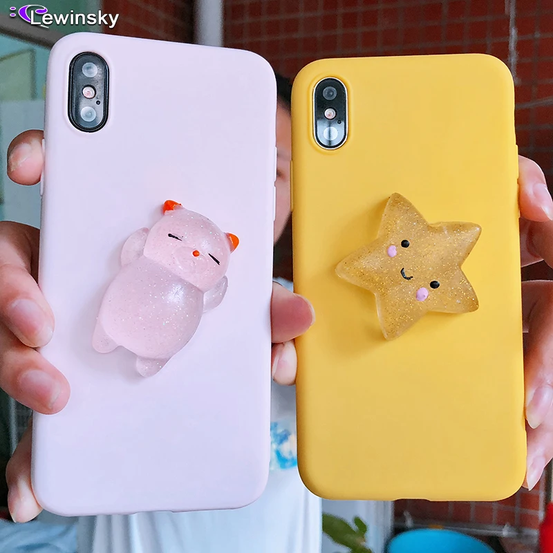Мягкий 3D чехол для телефона Xiaomi Mi A2 6X A1 5X 8 6 F1 Redmi 5 plus 4A lite Note pro 5A 4X мягкий