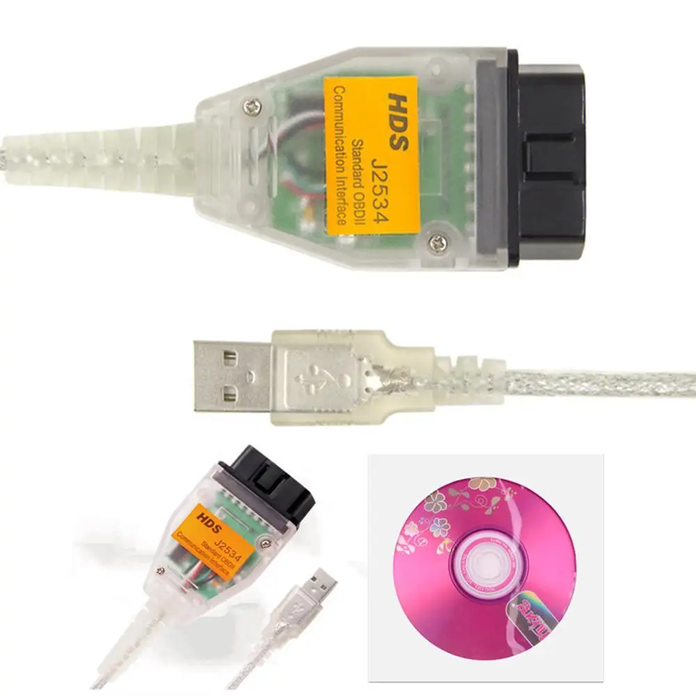 

HDS J2534 usb Cable for HONDA OBD2 Mini VCI Interface J2534 Diagnostic Cable for Toyota Lexus Scion TIS Techstream