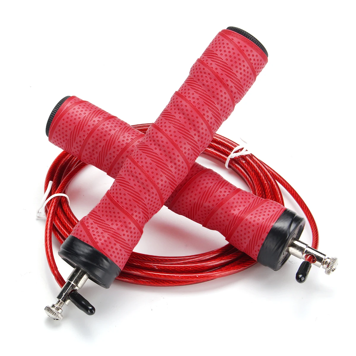 Red 2.5MM Скоростные скакалки Rop Утяжеленные скакалки регулируемая стальная проволока Скакалка оборудование для фитнеса бокс ММА Тренировка - Цвет: Red 2.5MM