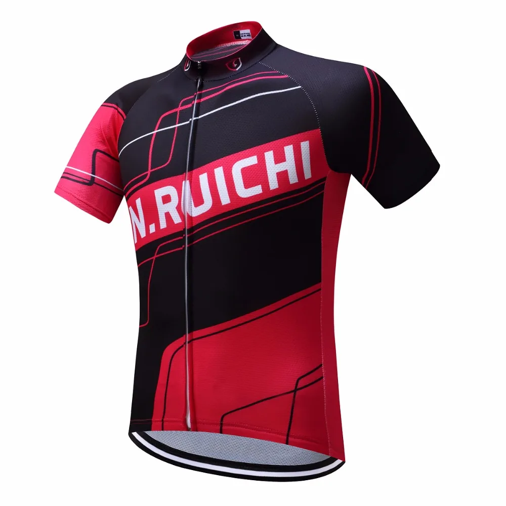 New Contrast Color Men Cycling Jersey Short Riding Bicycle Cycling
