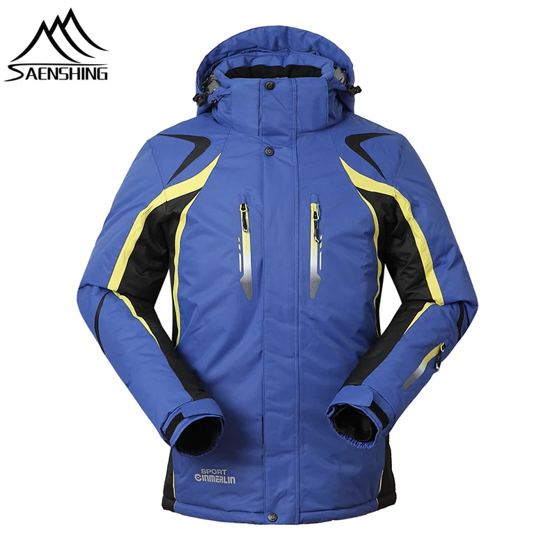Men's Outdoor Ski Jacket Good Quality Waterproof Warm Coat Male Winter Snowboard Jacket Hiking 