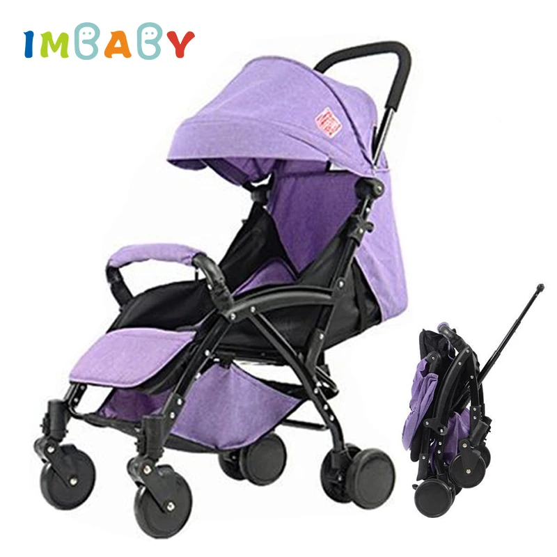 

IMBABY Trolley Design Baby Stroller Ultra-light Baby Carriages Can Board The Plane Prams For Newborns Baby Pram For Travel