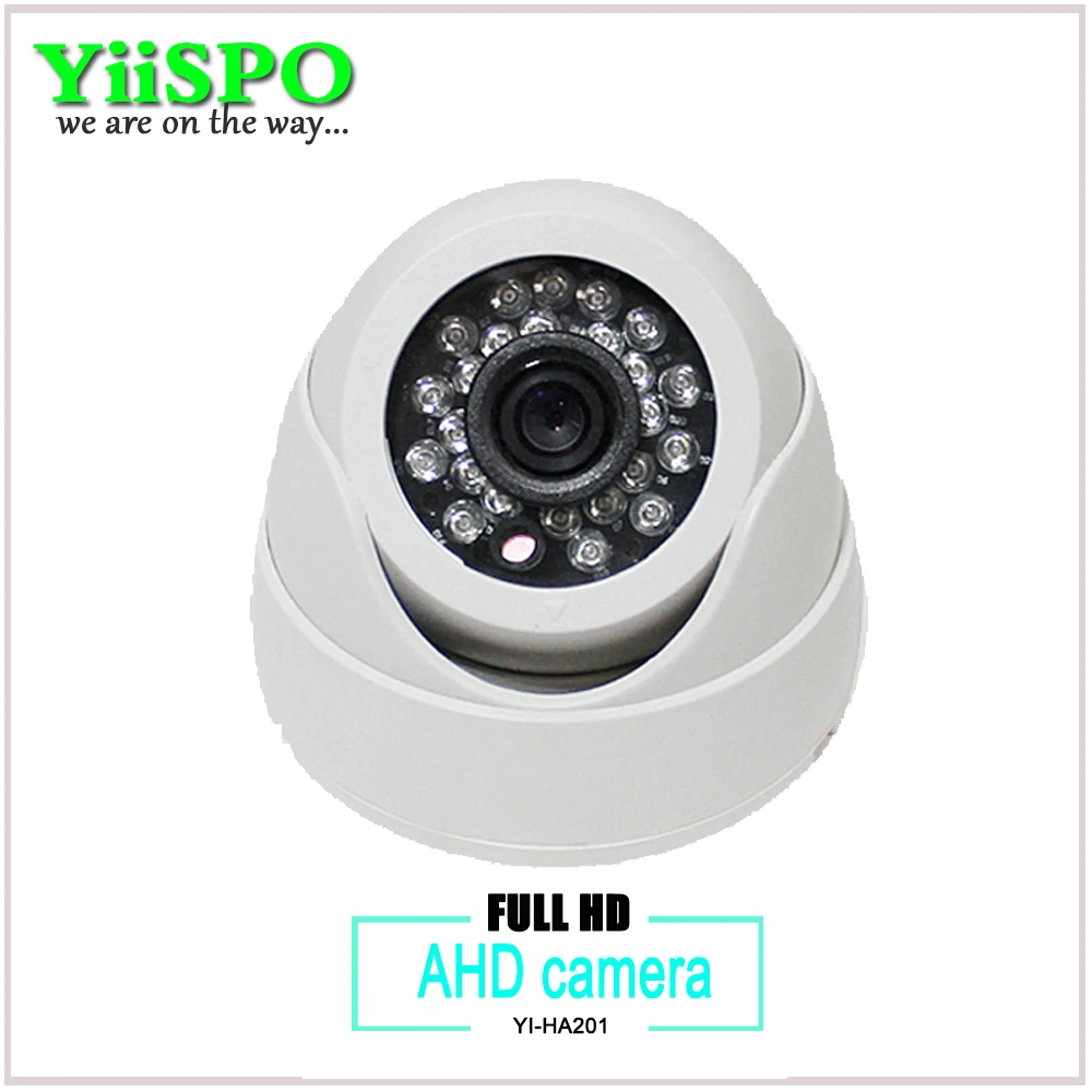 YiiSPO Plastic Mini IR Dome Camera 24pcs LED Board Video Security