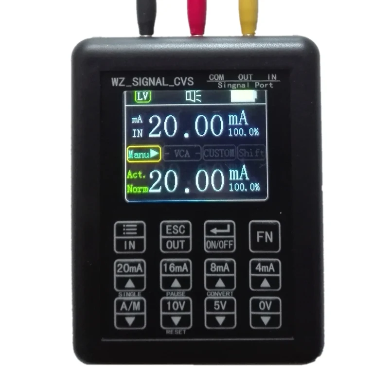 

High precision Adjustable Current Voltage Analog Simulator 0-10V 4-20mA Signal Generator Sources transmitter calibrator