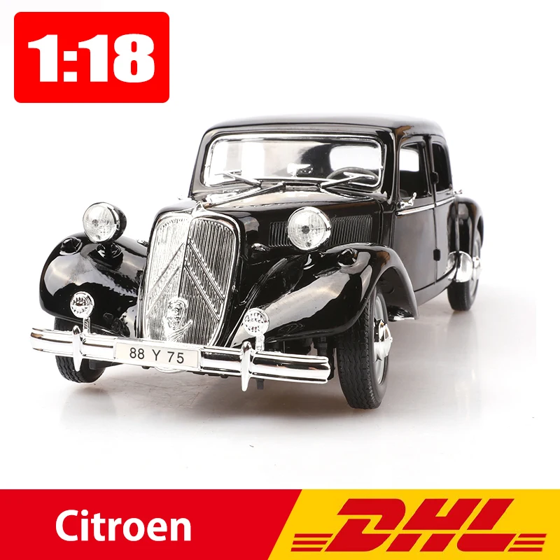 

Maisto 1:18 Citroen 15CV 6 Cyl Classic Cars Alloy Static Model Edition Simulation Car Toy Office Decoration Business Boy Gift