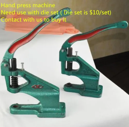 

FREE SHIPPING BY EXPRESS hand press eyelet rivet machine snap button clinching machine press machine corn machine