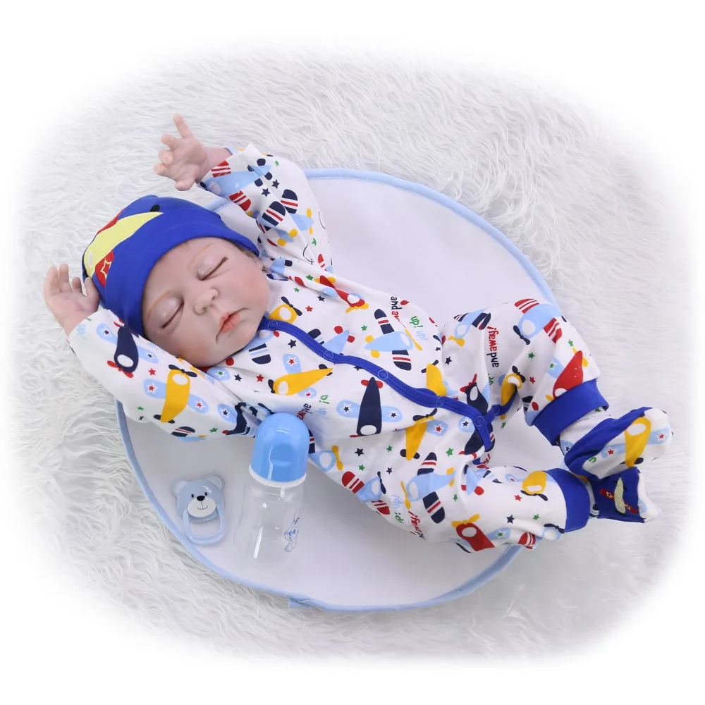 23 дюймов Bebes Reborn boy Кукла corpo de силиконовая виниловая Кукла reborn baby dolls Реалистичная игрушка reborn для малышей Кукла для детского подарка