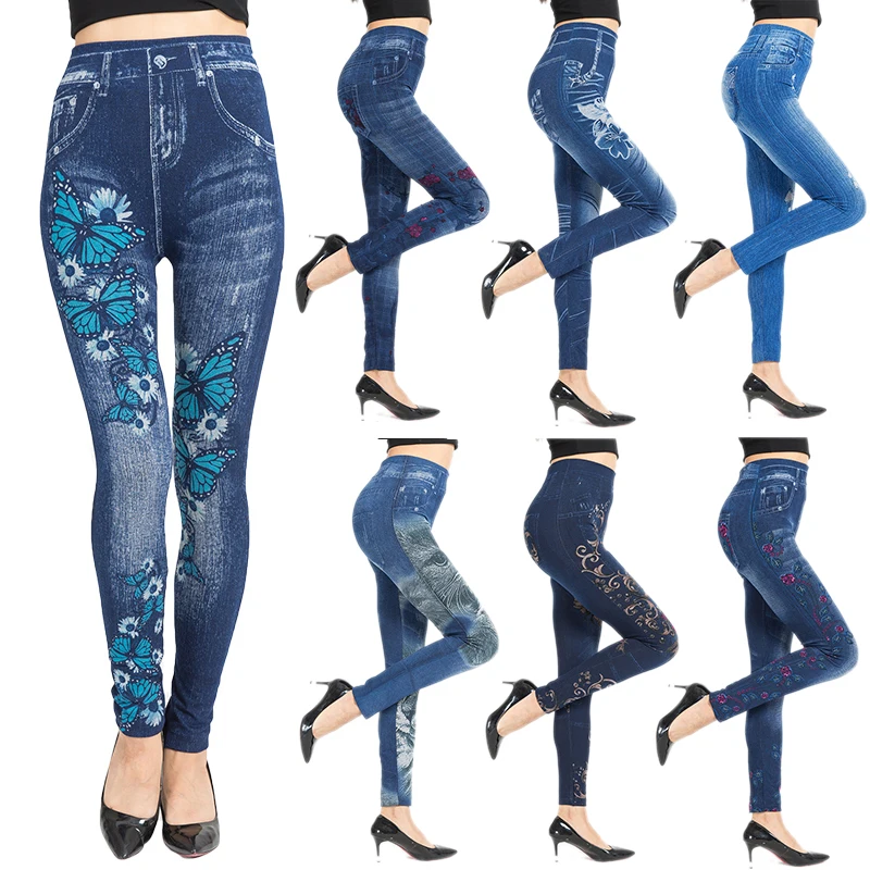 16 Style New Summer Floral Print Leggings for Women Sexy Autumn Blue Jeans Black Legging 2019 High-waist Pants Plus Size Legends 16 Style New Summer Floral Print Leggings for Women Sexy Autumn Blue Jeans Black Legging 2019 High-waist Pants Plus Size Legends