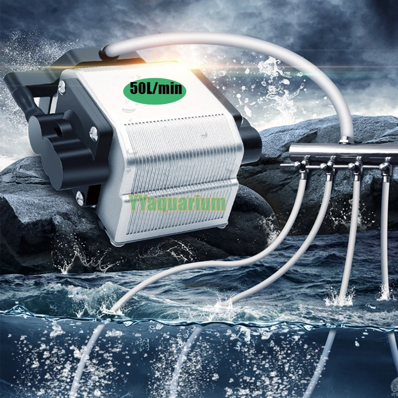 

Super Big Volume Powerful Aquarium Air Pump Strong Fish Pond Oxygen compressor Ultra Silence New Maglev Tech 16W 3000L/H 30-40db