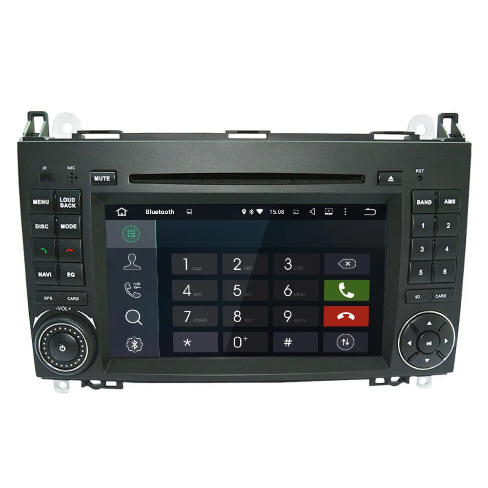 Excellent 7" 4+64G RAM Android 9.0 System Car Radio Tape Recorder For Mercedes-benz B200 W169M W245 W639 A160 Octa Core GPS BT Music SWC 2