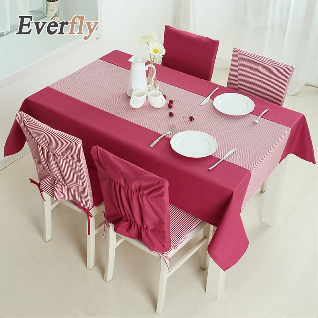 American Country Red Blue Stripe Polyester Table Cloth Cover American Country Red Blue Stripe Polyester Table Cloth Cover Rectangle Plain Dyed Coffee Covers