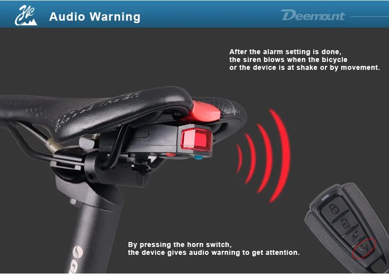 Top Bicycle Rear Light + Anti-theft Alarm USB Charge Wireless Remote Control LED Tail Lamp Bike Finder Lantern Horn Siren Warning 11 Top Bicycle Rear Light + Anti-theft Alarm USB Charge Wireless Remote Control LED Tail Lamp Bike Finder Lantern Horn Siren Warning 11