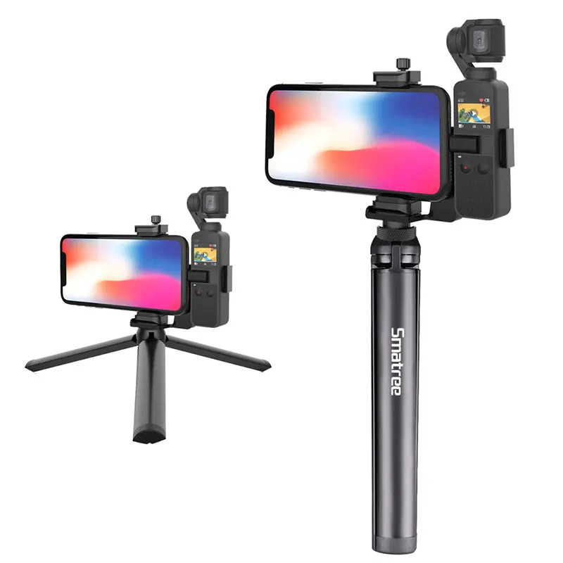Стационарный держатель для телефона Smatree с подставкой крепления штатива DJI Osmo Pocket