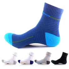 Профессиональные мужские носки из толстого хлопка COOLMAX, мужские носки высокого качества, термоноски с полотенцем, носки унисекс, 5 видов цветов