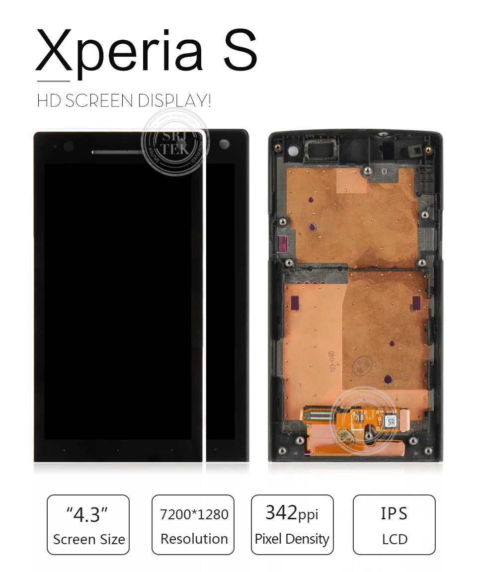 4," для sony Xperia S LT26i LT26 lcd сенсорный экран с рамкой для sony Xperia S дисплей дигитайзер сборка